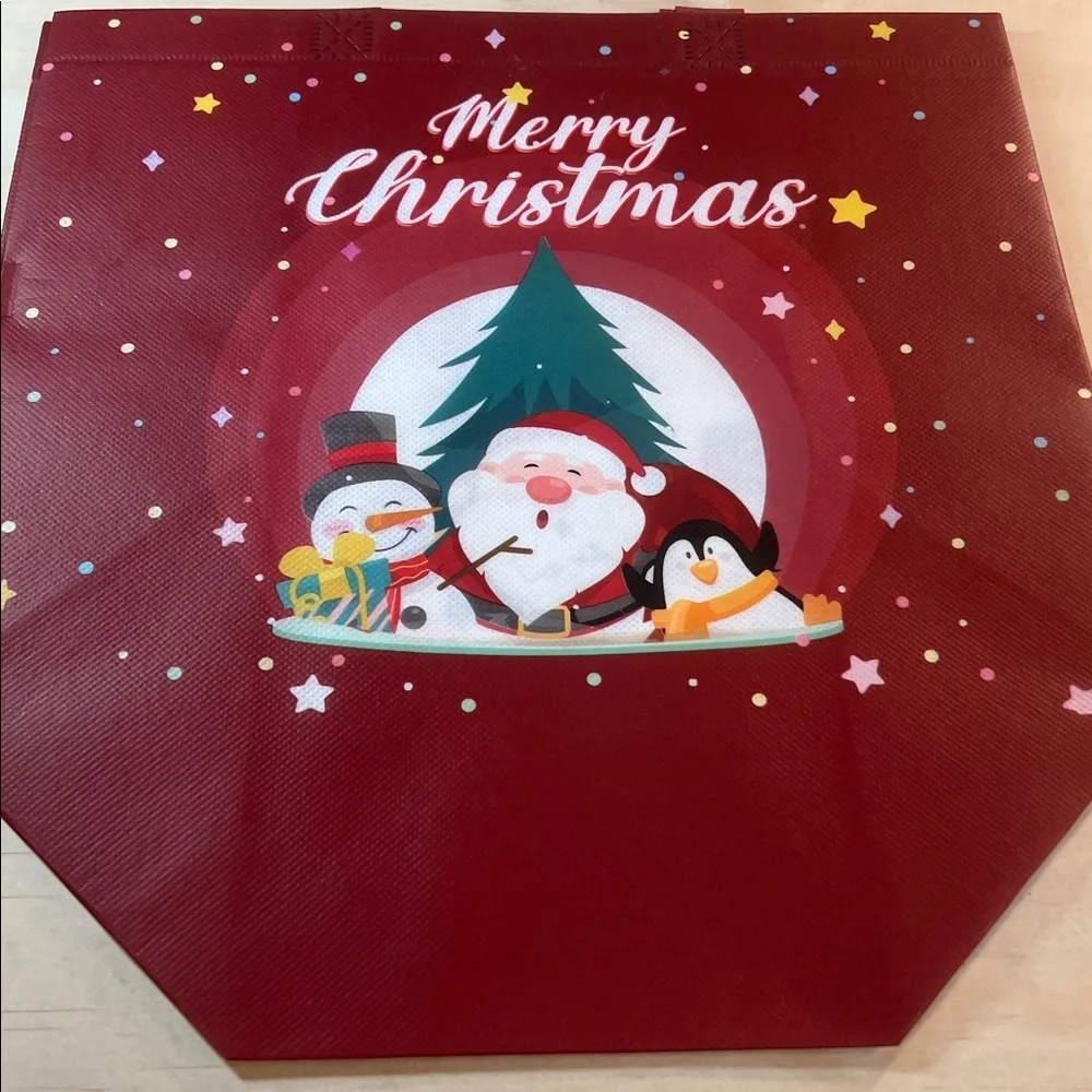 Festive Christmas Gift Bags Set 8 Total Small and Medium